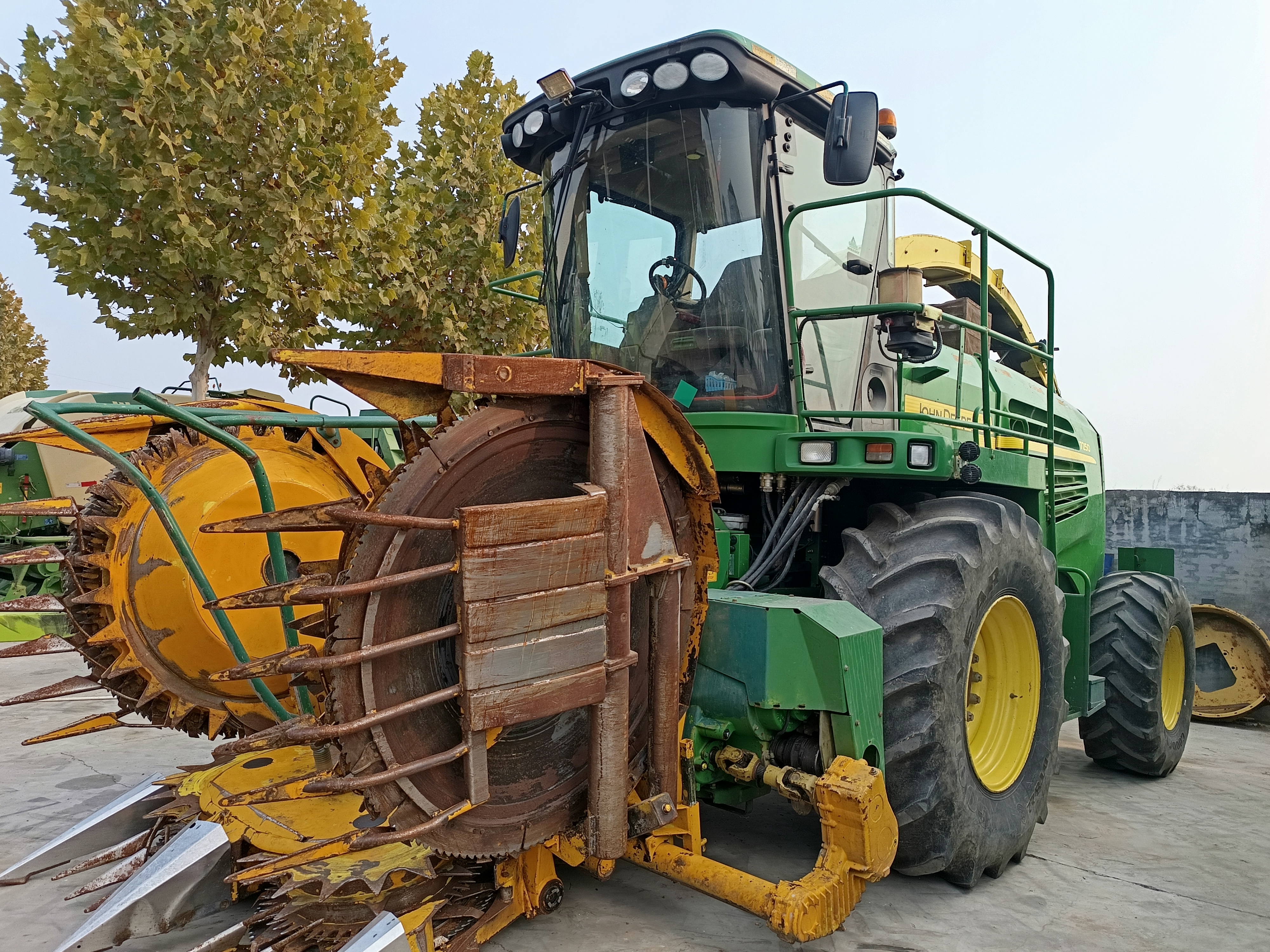 二手约翰迪尔7250青贮机青储机john deer
