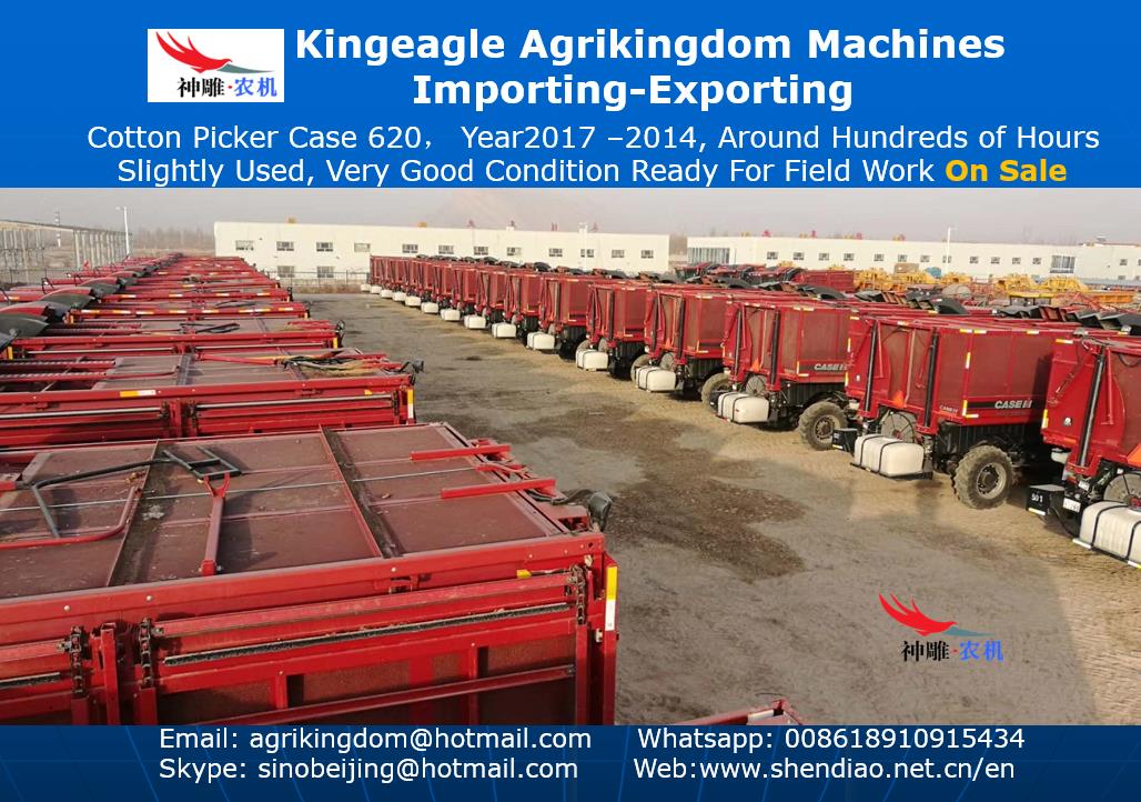 2018-2014 Year  Almost New machine of Case CP 620 Cotton Picker for Sale.Good Condition, Ready Work.(图3)